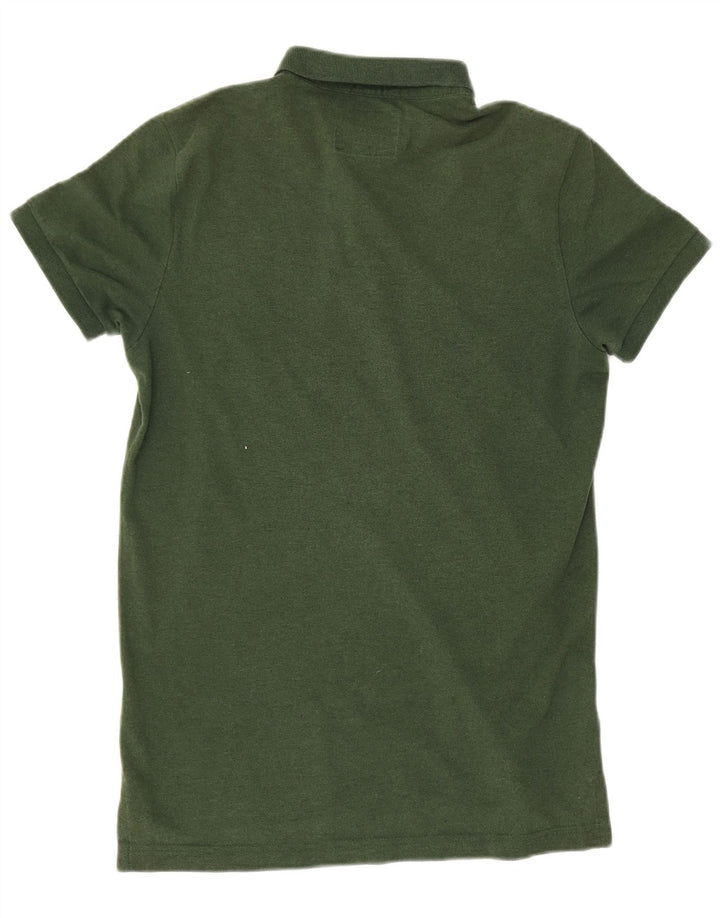 Polo Hollister da uomo piccola in cotone verde