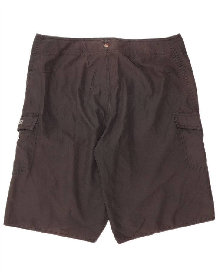 Pantaloncini da bagno grafici da uomo Quiksilver grandi neri