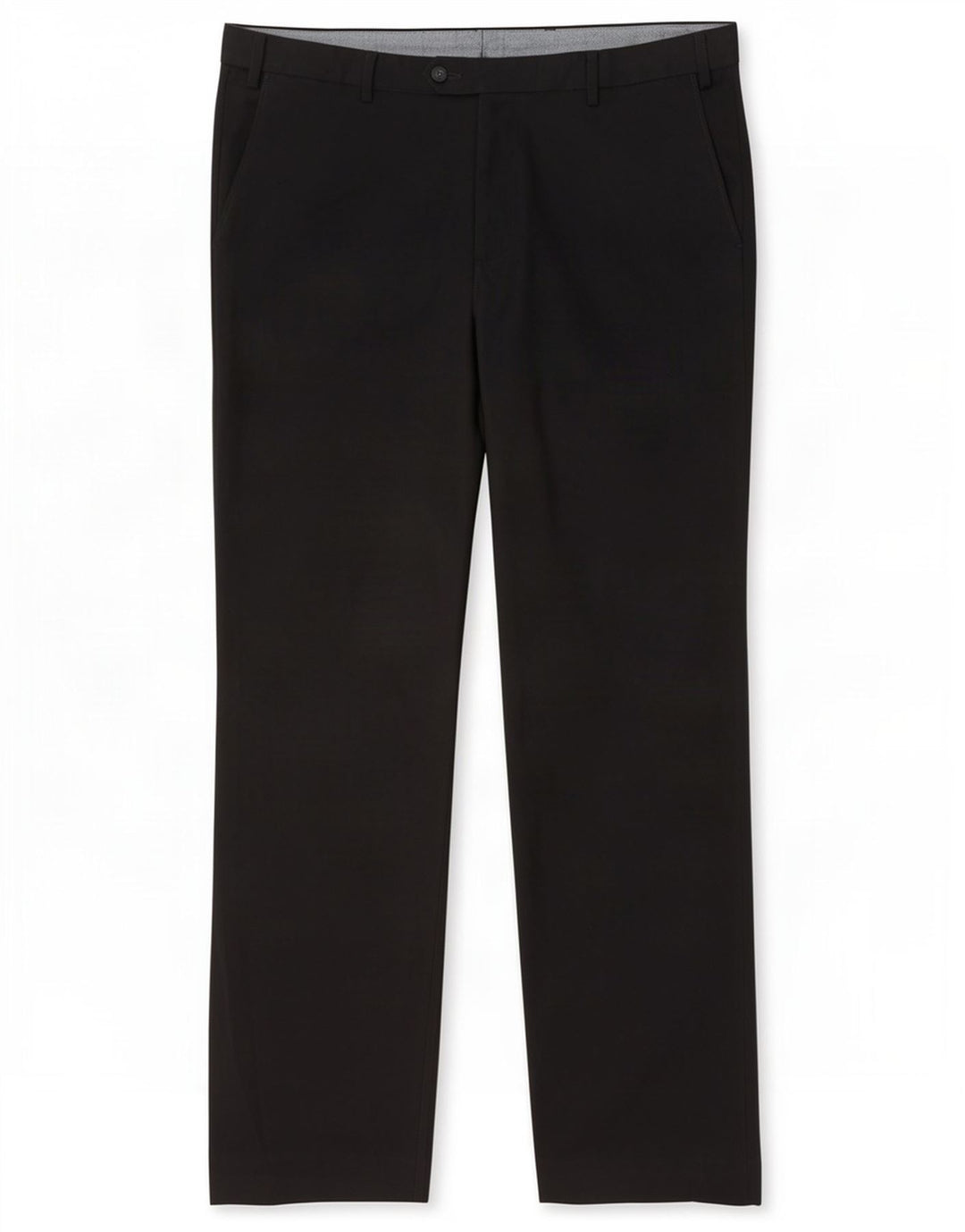 Pantaloni da abito regolari da uomo Marks & Spencer W38 L31 poliestere nero
