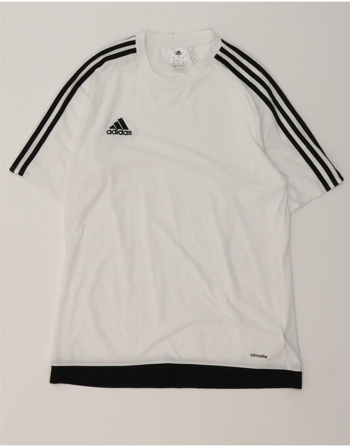 Mens T-Shirt Top Medium Vintage Adidas and Second-Hand Adidas from Messina Hembry 