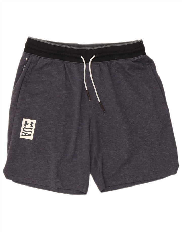 Pantaloncini sportivi con grafica da uomo Under Armour XL Poliestere color block grigio