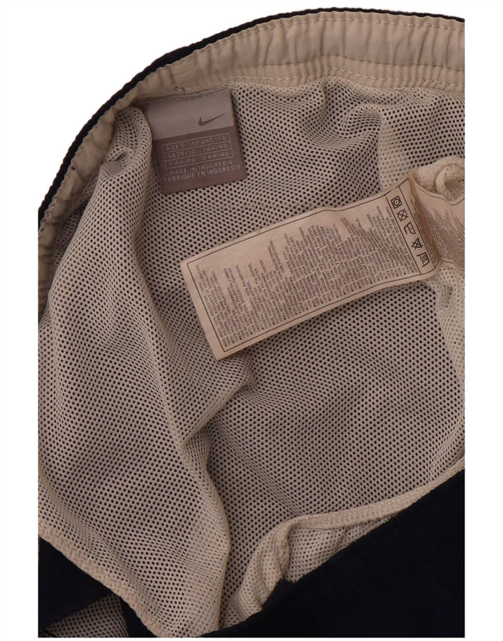 Pantaloncini da bagno Nike da uomo piccoli in poliestere blu navy