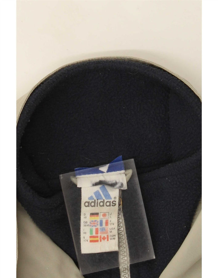 Giacca a vento da uomo Adidas UK 38/40 Poliestere grigio medio