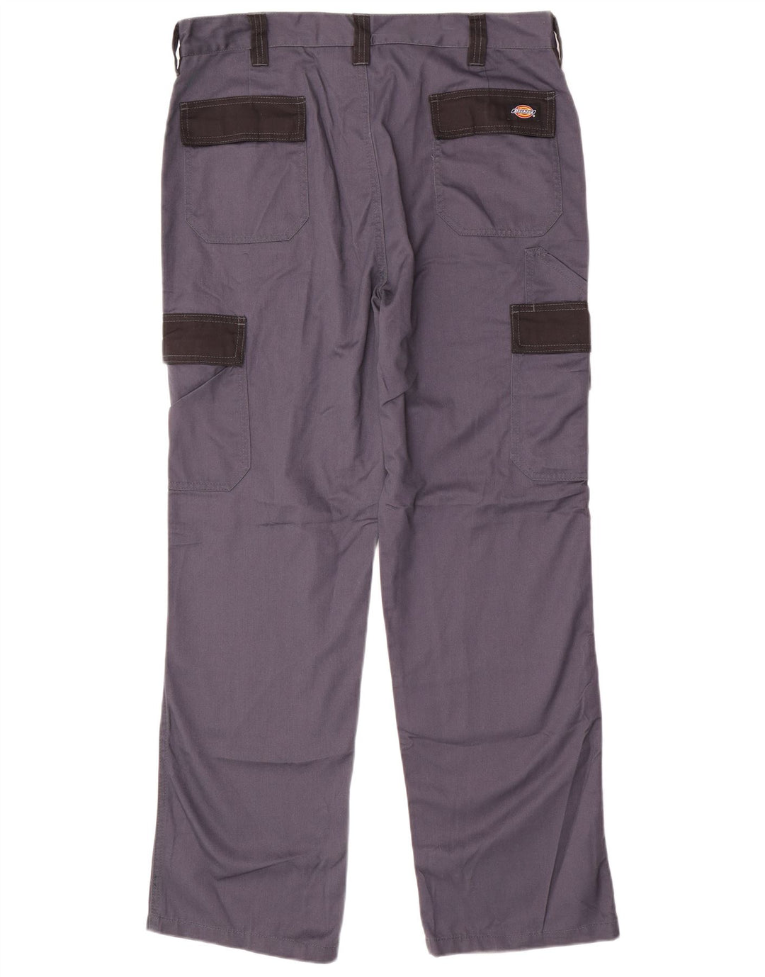 DICKIES Pantaloni cargo dritti da uomo W36 L31 Blu navy Colorblock