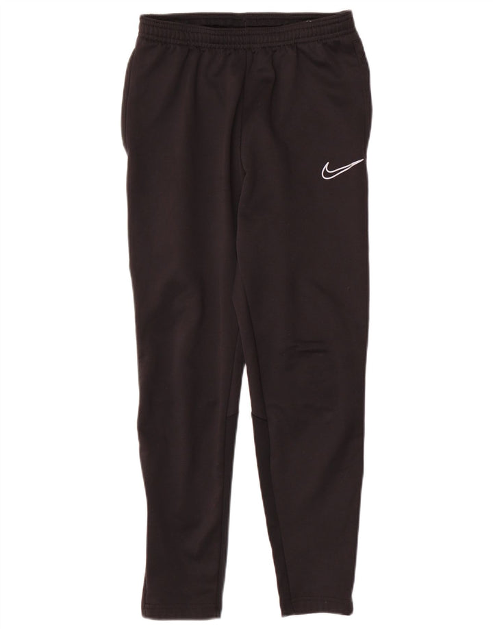 Pantaloni da tuta Nike da ragazzo Dri Fit 10-11 anni poliestere nero medio