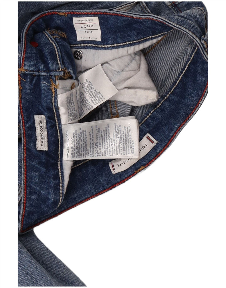 Jeans Jeggings Como da donna Tommy Hilfiger W28 L32 cotone blu