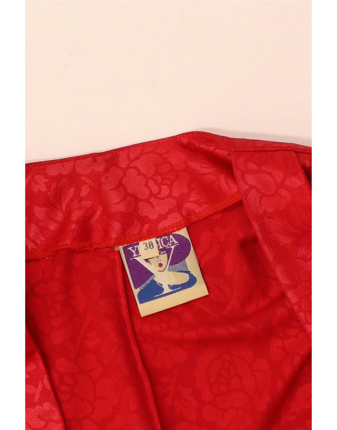 Top Bolero da donna C&A EU 38 Poliestere floreale rosso medio
