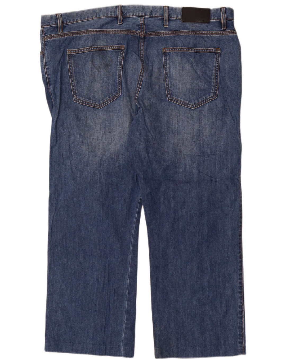 Jeans dritti autografi da uomo Marks & Spencer W42 L27 cotone blu