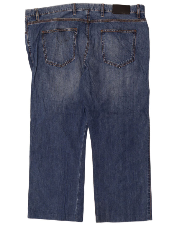 Jeans dritti autografi da uomo Marks & Spencer W42 L27 cotone blu