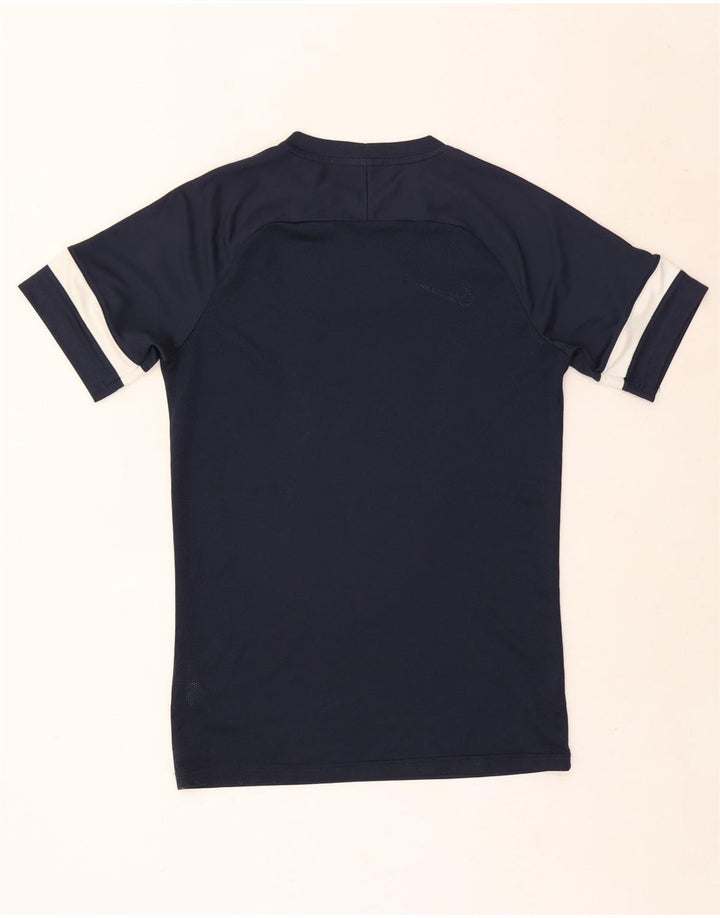 T-shirt Nike Dri Fit da uomo, piccola, color block blu navy