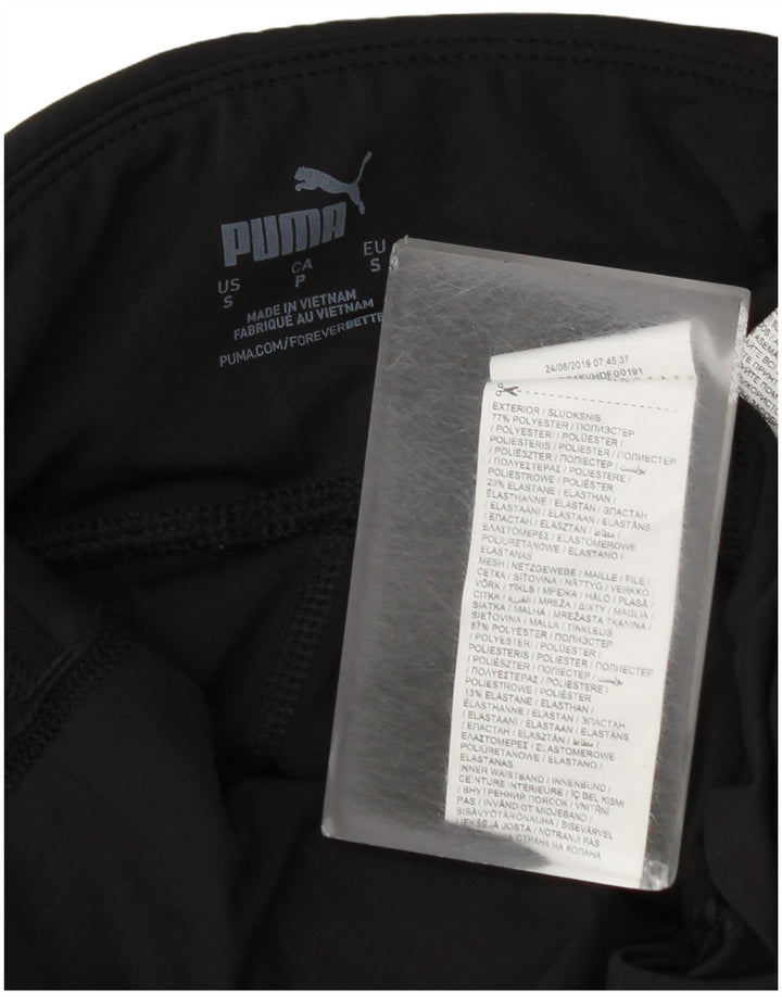 Leggings grafici da donna Puma UK 10 Small Nero Colourblock Poliestere
