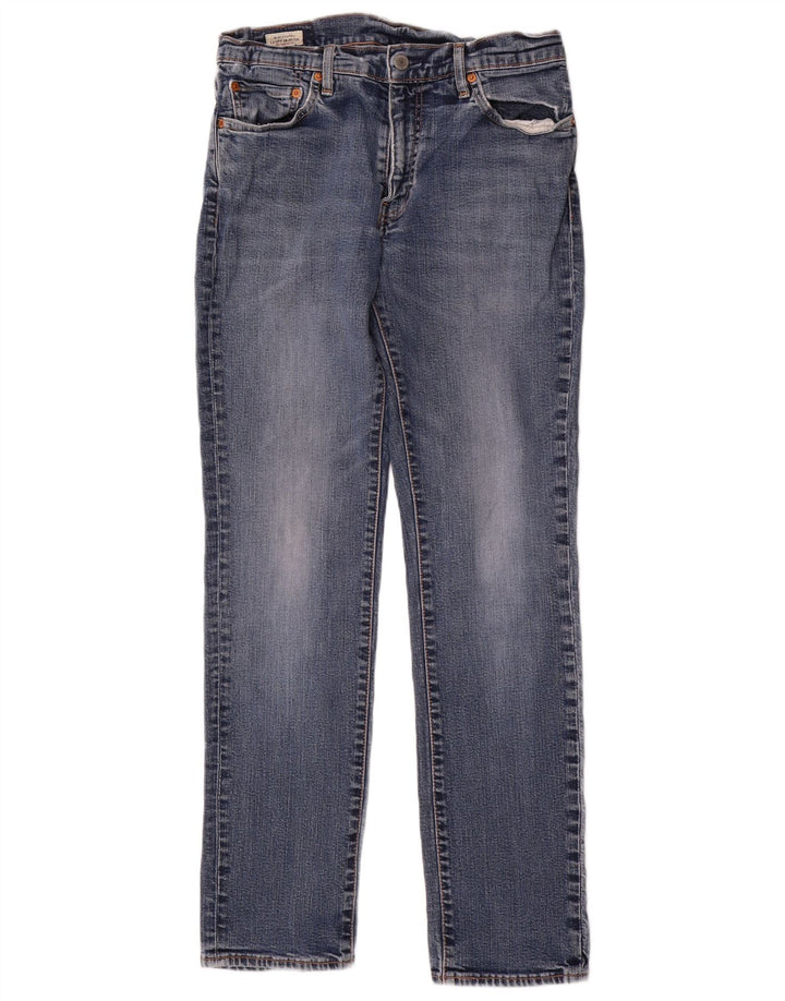 Jeans dritti da uomo Levi's W32 L32 in cotone blu