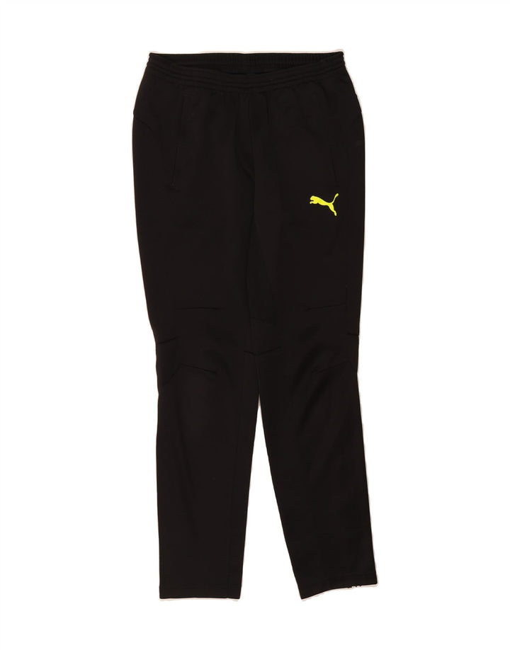 PUMA Mens Tracksuit Trousers Medium Black Polyester Vintage Puma and Second-Hand Puma from Messina Hembry 