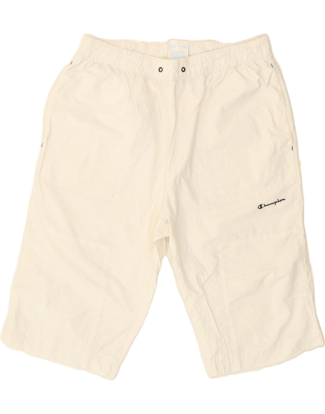 CHAMPION Mens Bermuda Sport Shorts Large White Cotton Vintage Champion and Second-Hand Champion from Messina Hembry 