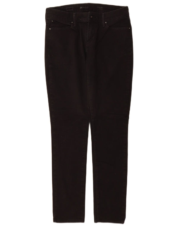 Jeans skinny Levi's da donna Demi Curve Modern Rise W29 L30 cotone nero