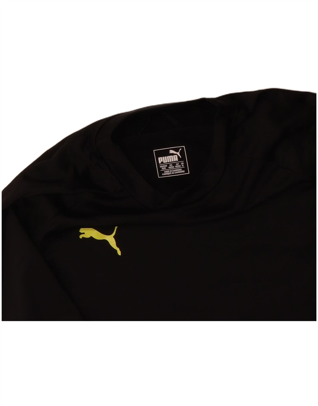 Maglia PUMA da uomo a maniche lunghe media nera in poliestere