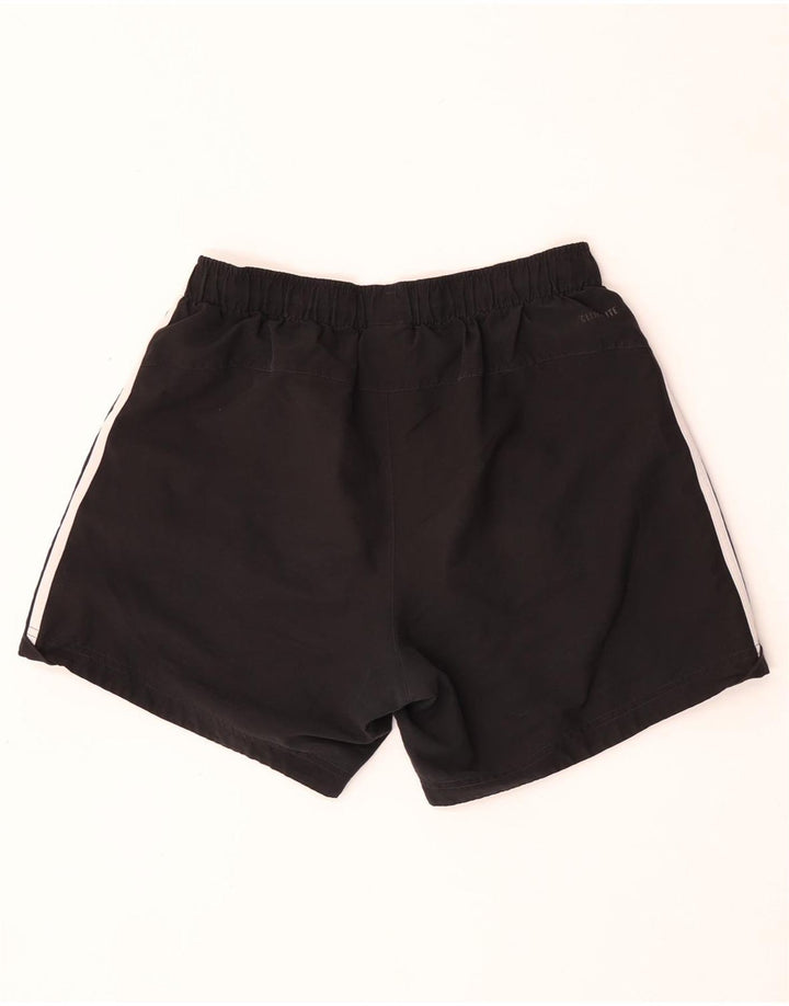Pantaloncini sportivi Adidas Climalite da uomo medio poliestere nero