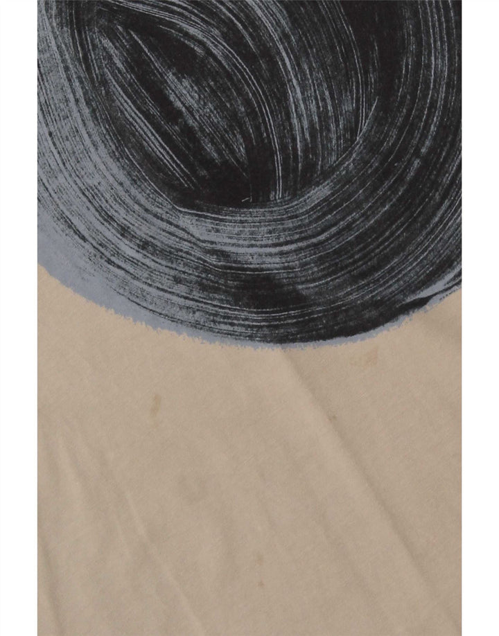 T-shirt grafica da uomo Cos Top XL in cotone grigio