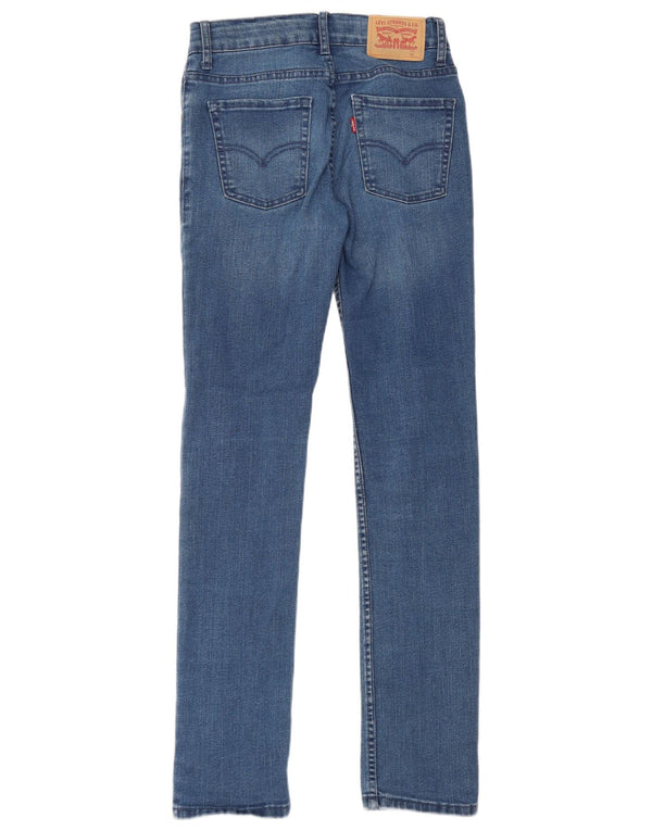 Levi's Ragazzi 510 Jeans Skinny 13-14 Anni W28 L29 Cotone Blu