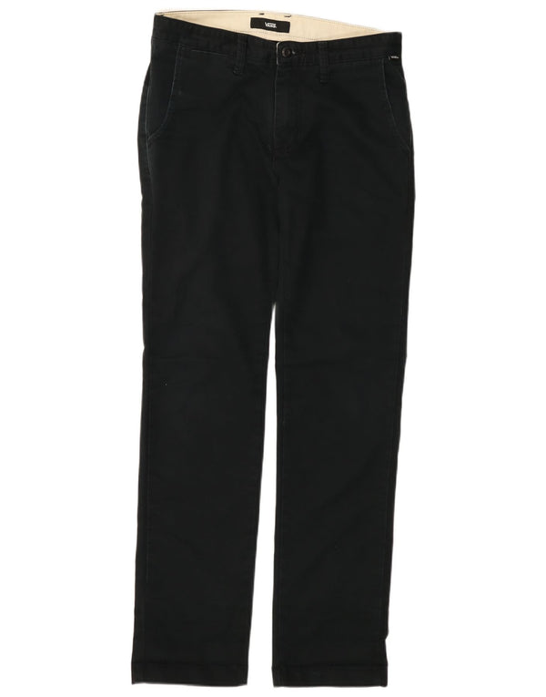 Pantaloni chino dritti da uomo VANS W30 L32 in cotone blu navy