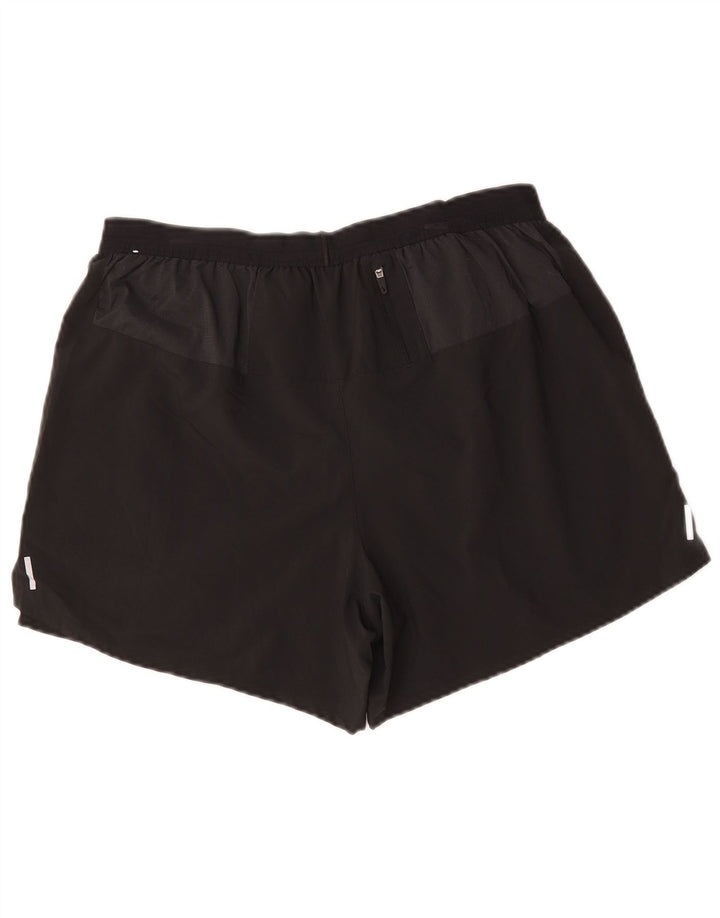 Pantaloncini sportivi Nike Dri Fit da uomo, grandi, in poliestere nero