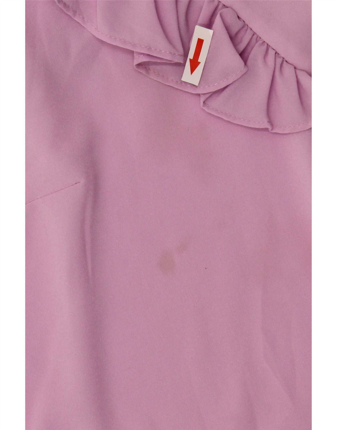 French Connection Camicetta senza maniche da donna con volant sul davanti UK 18 XL Rosa