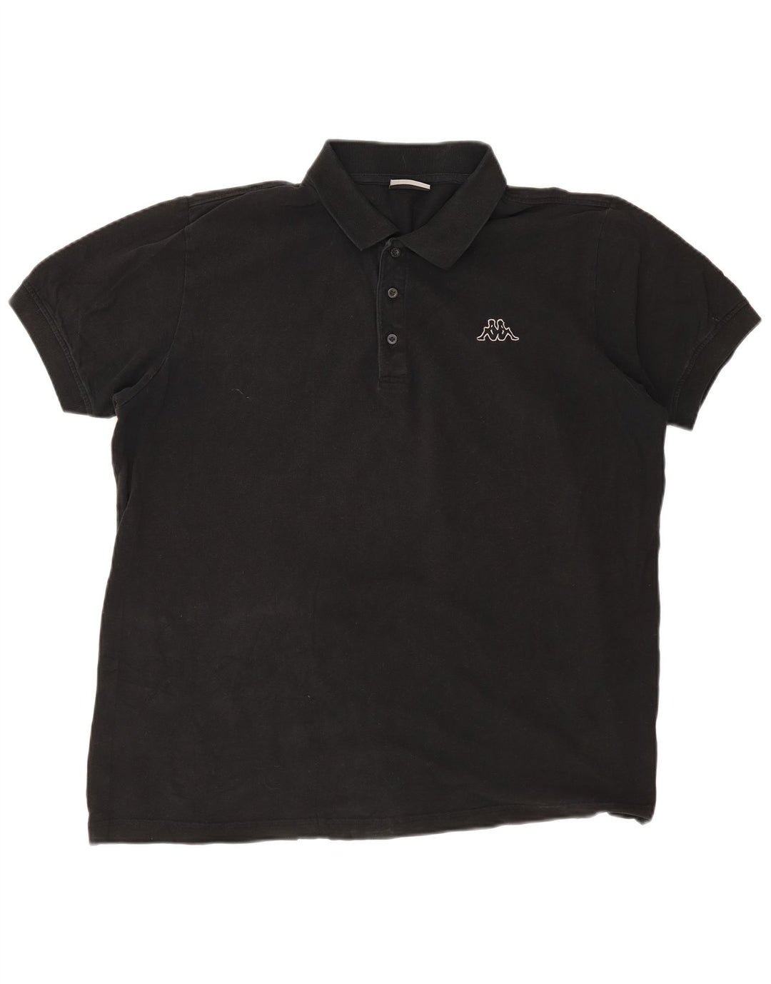 Polo da uomo KAPPA 2XL in cotone nero