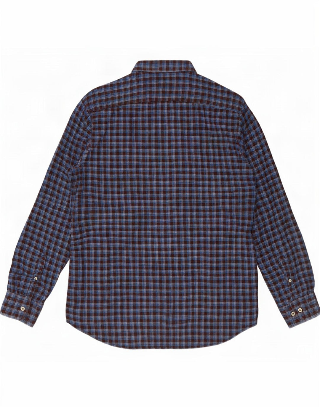 Camicia Carrera da uomo in flanella vestibilità regolare XL cotone a quadri blu