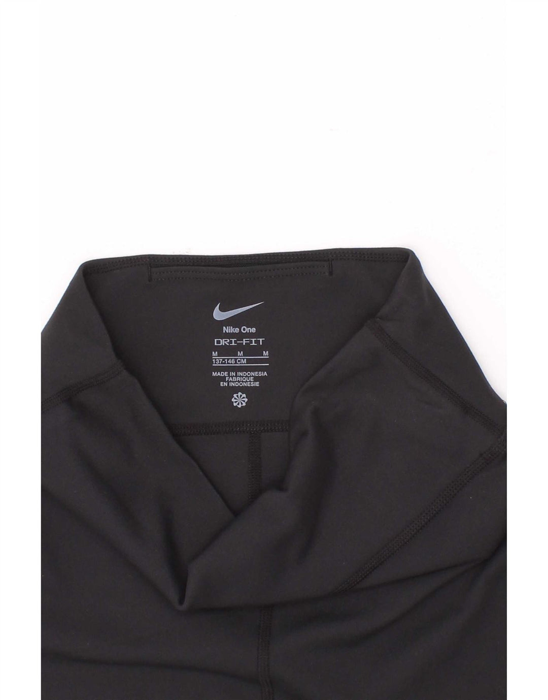 Pantaloncini sportivi Nike Dri Fit per ragazze 10-11 anni, poliestere nero medio