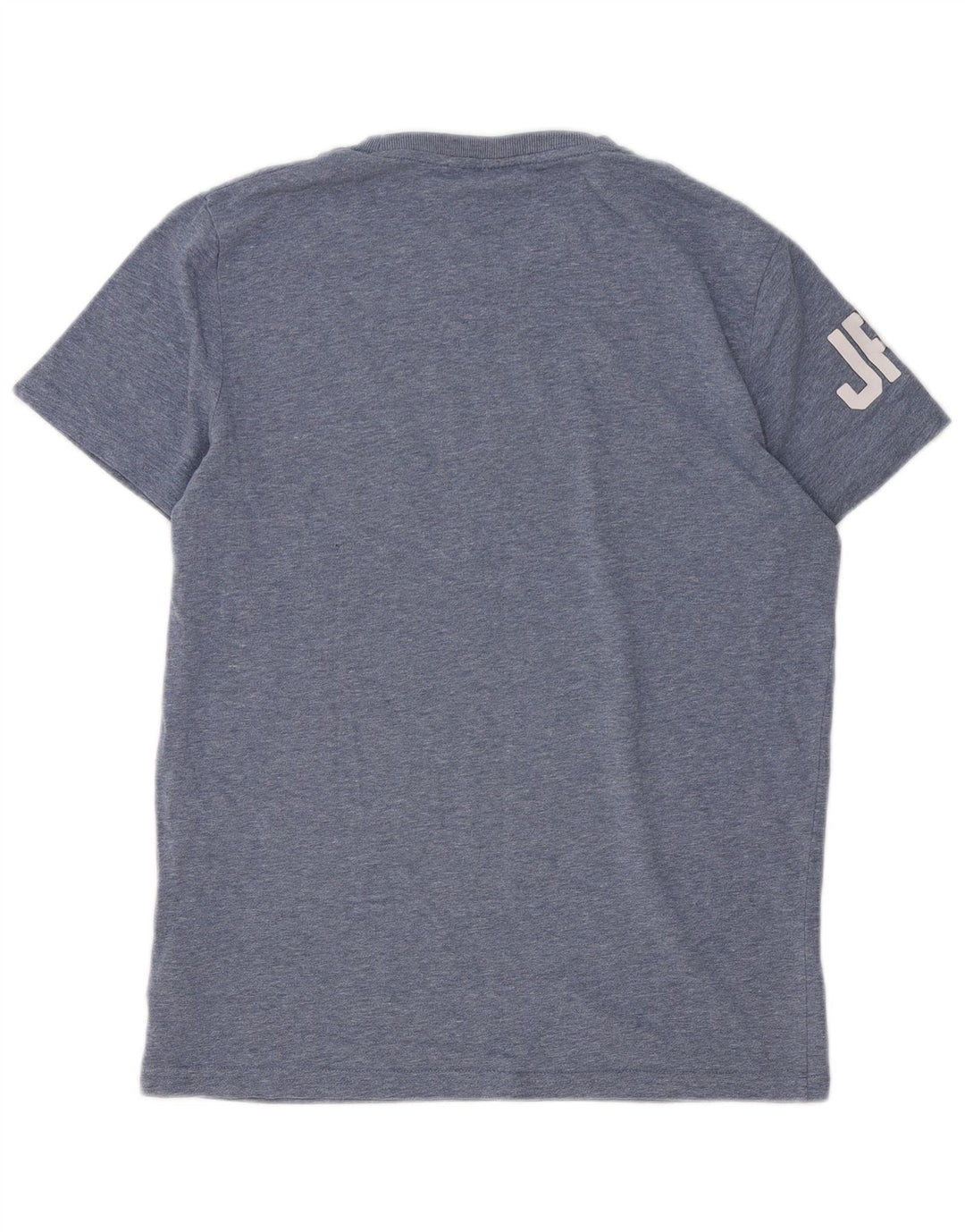 T-shirt grafica da uomo Superdry Top grande in cotone blu