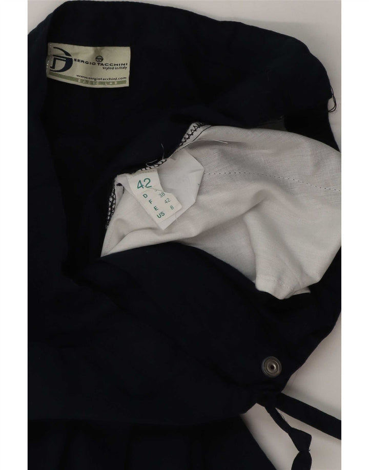 Pantaloni Tuta Capri Donna Sergio Tacchini IT 42 Medio Blu Navy