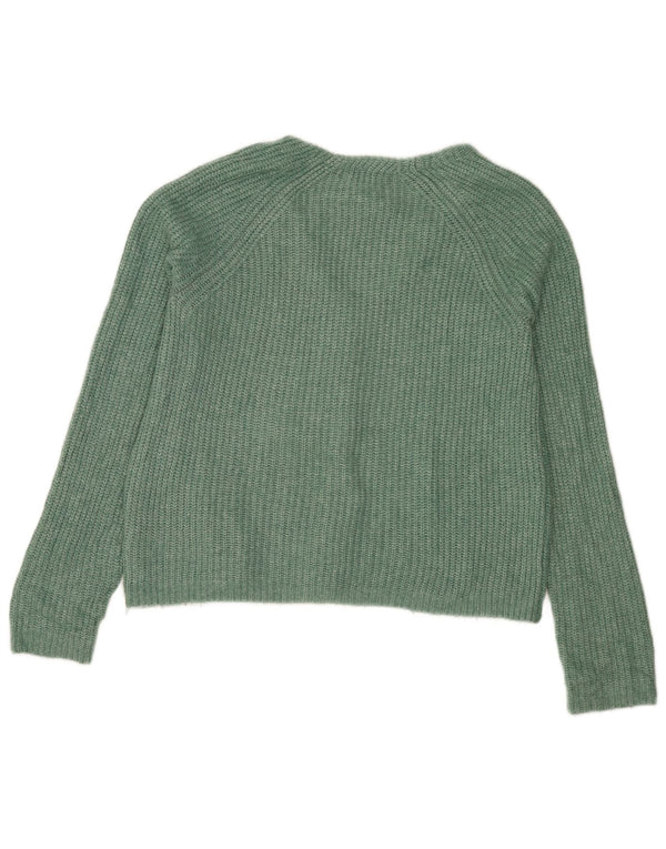 Maglione cardigan oversize da donna Fat Face UK 8 piccolo nylon verde