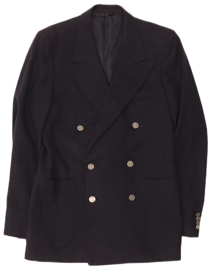 Giacca blazer da uomo Yves Saint Laurent IT 48 blu navy medio