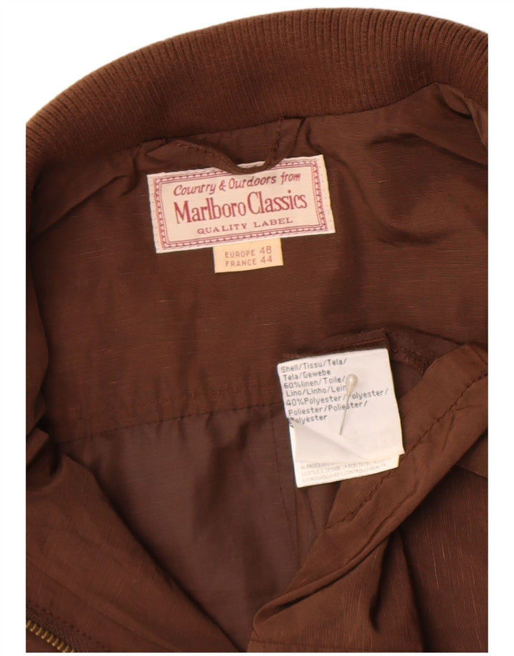 Giacca utilitaria da donna Marlboro Classics EU 44 XL Lino marrone
