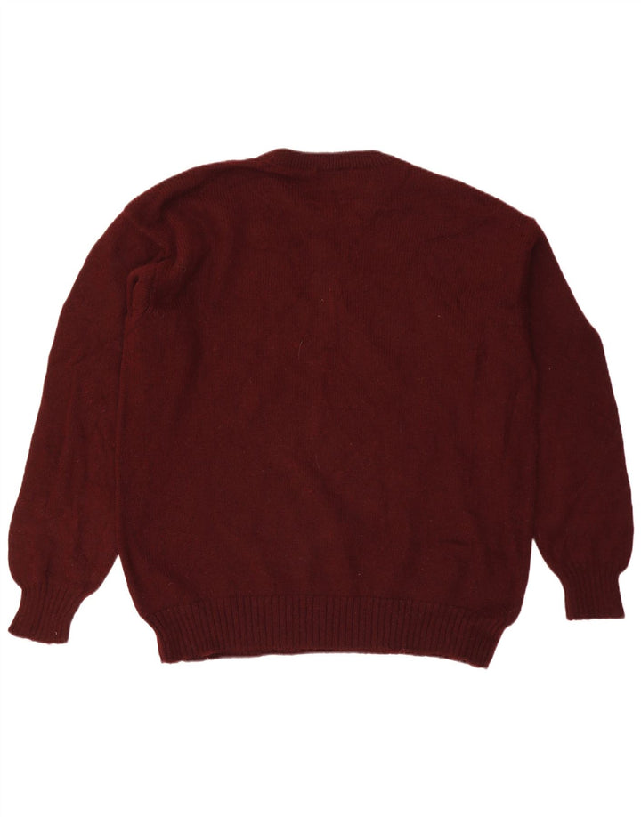 Maglione Maglione Girocollo Uomo TRUSSARDI 2XL Lana Bordeaux