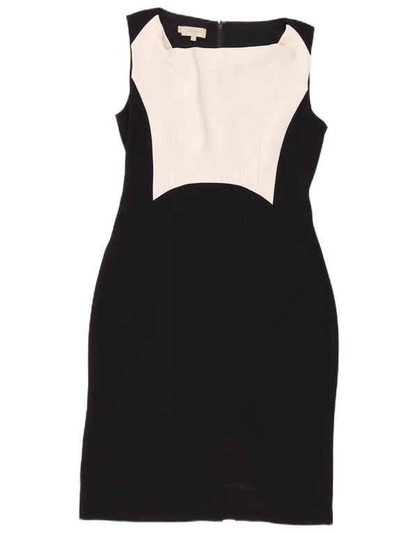 Abito tubino senza maniche da donna Hobbs UK 12 color block blu navy medio