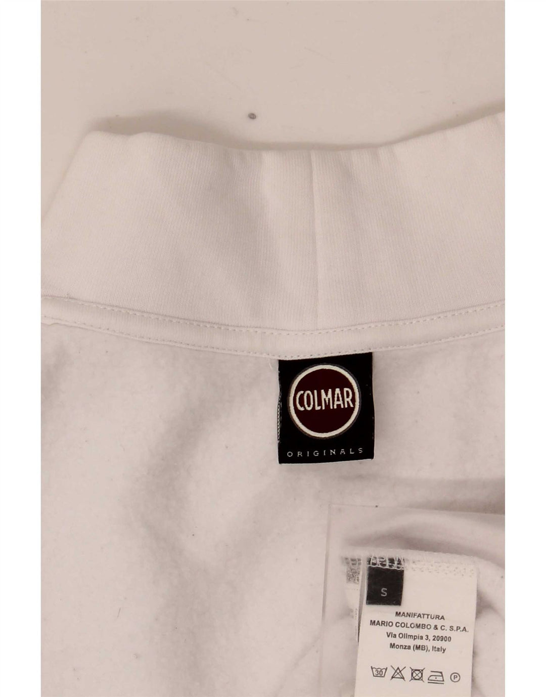 Felpa oversize da donna Colmar UK 10 piccola in cotone bianco