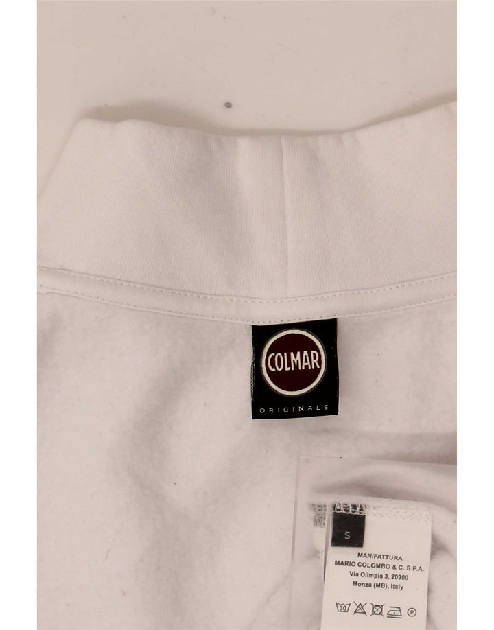 Felpa oversize da donna Colmar UK 10 piccola in cotone bianco