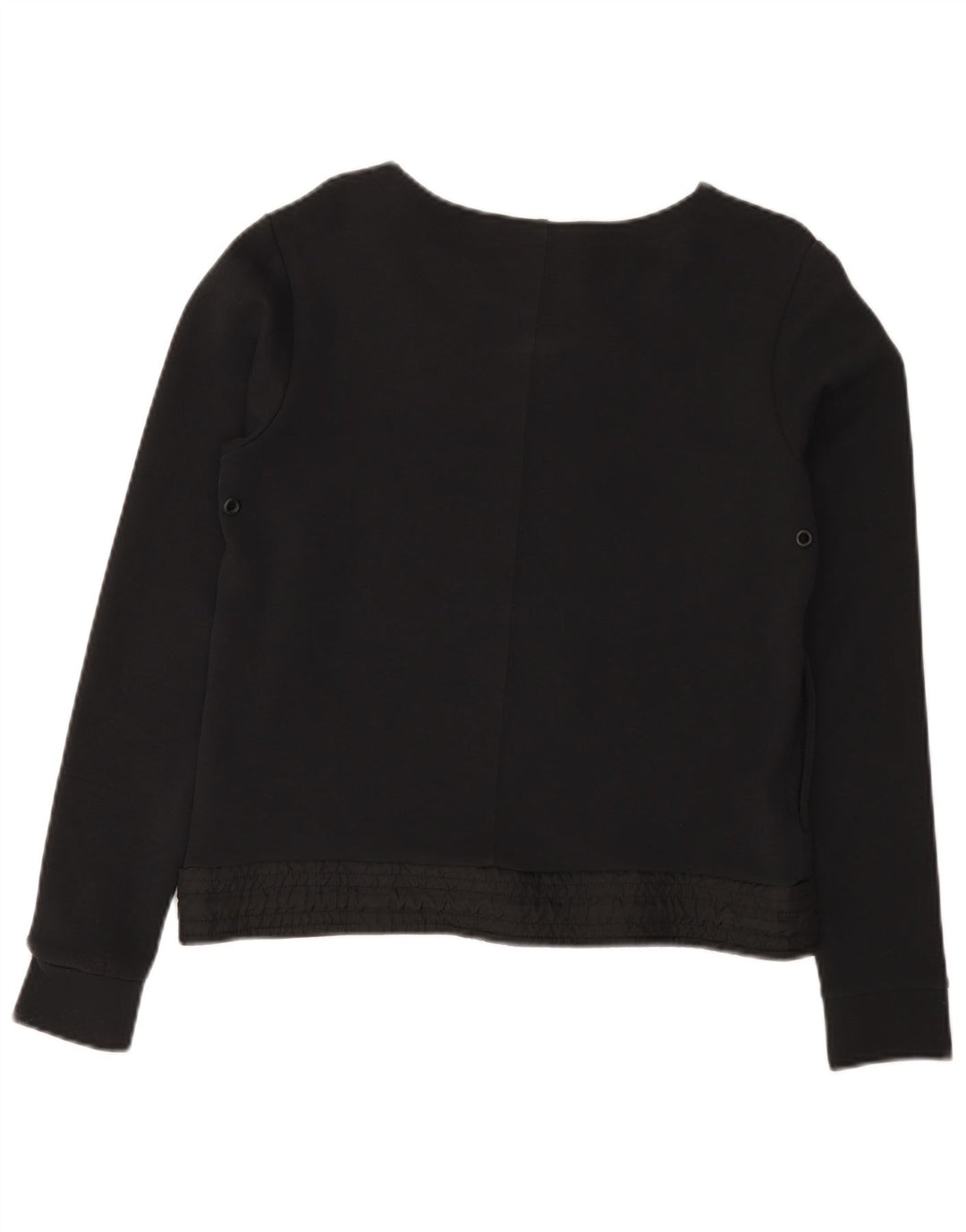 Felpa corta da donna Nike UK 10 piccola in cotone nero