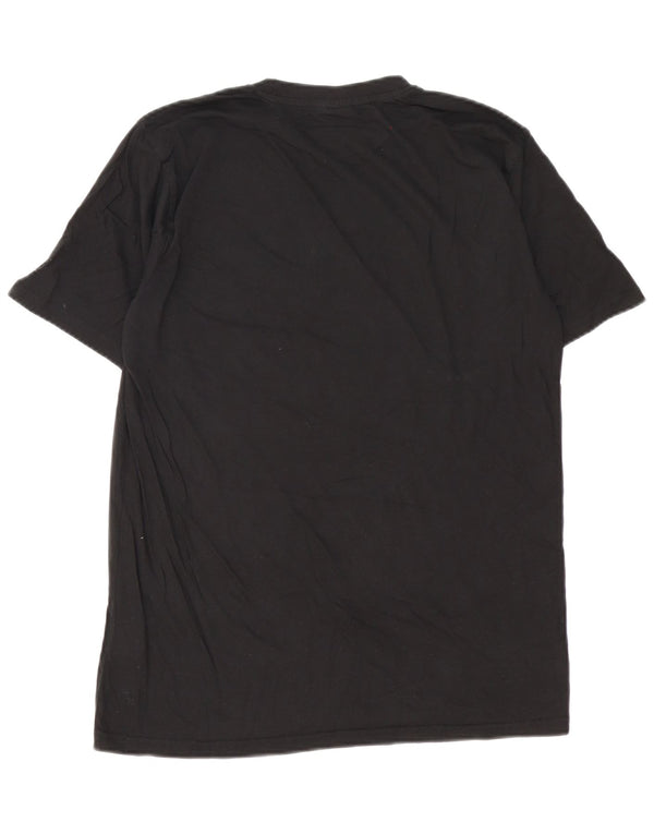 T-shirt grafica da uomo Sergio Tacchini Top XL in cotone nero