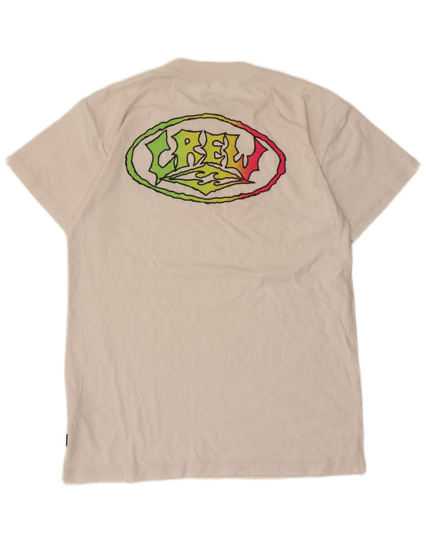 Maglietta grafica da uomo Billabong Top piccola in cotone bianco