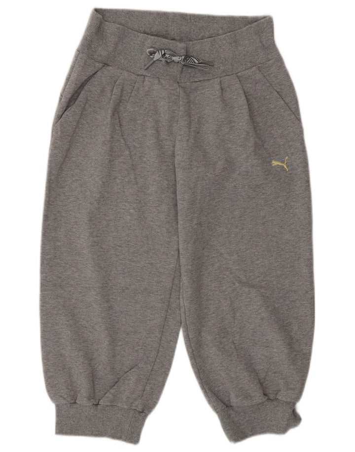 Pantaloni da tuta da donna Puma Loose Fit Capri Joggers UK 10 Small Grigio
