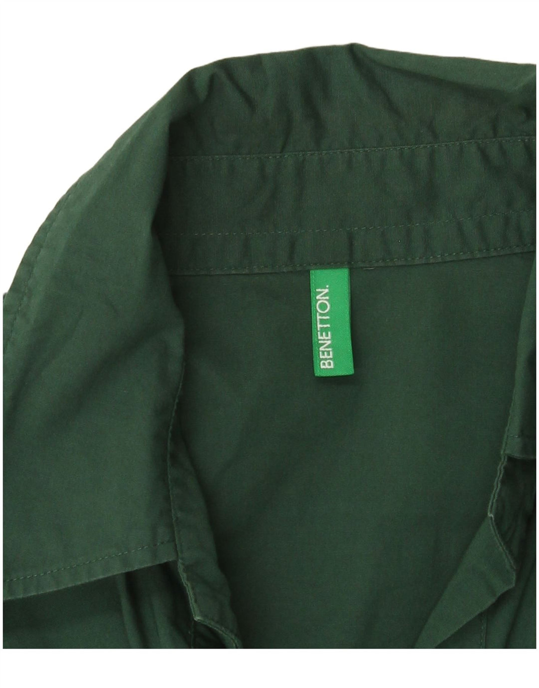 Camicia pullover da donna Benetton UK 12 verde medio