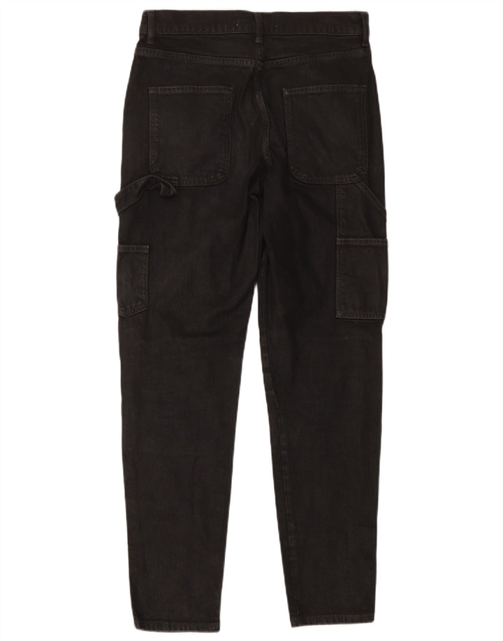 Jeans cargo slim da uomo Zara EU 38 Small W30 L30 cotone nero