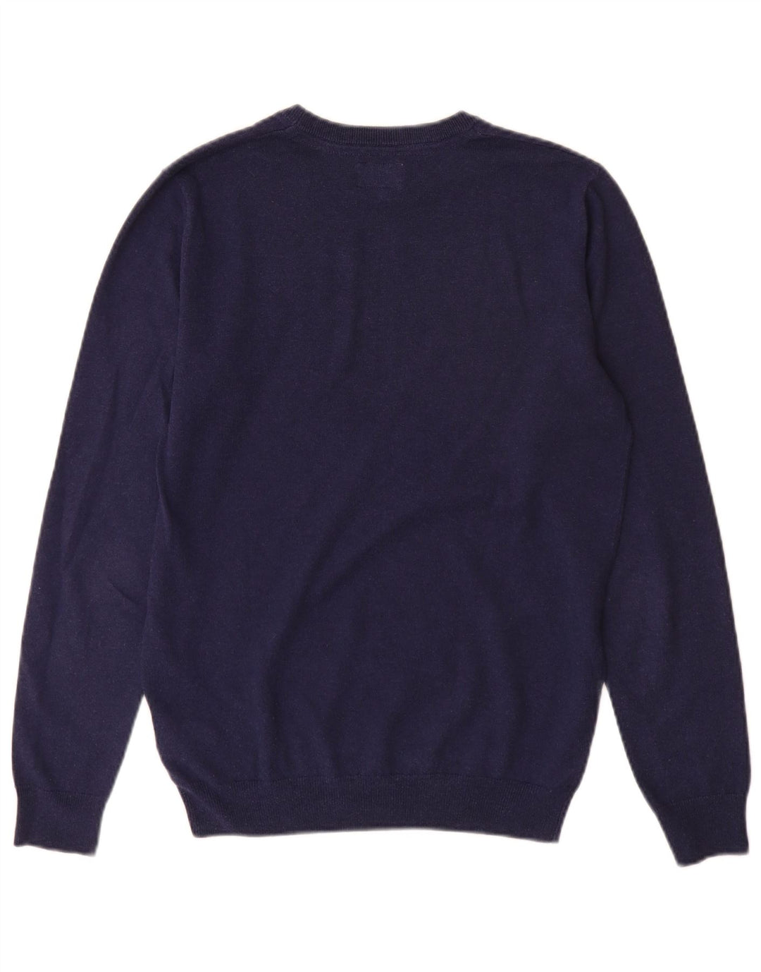 Maglione da uomo con scollo a barca Wrangler in cotone medio blu navy