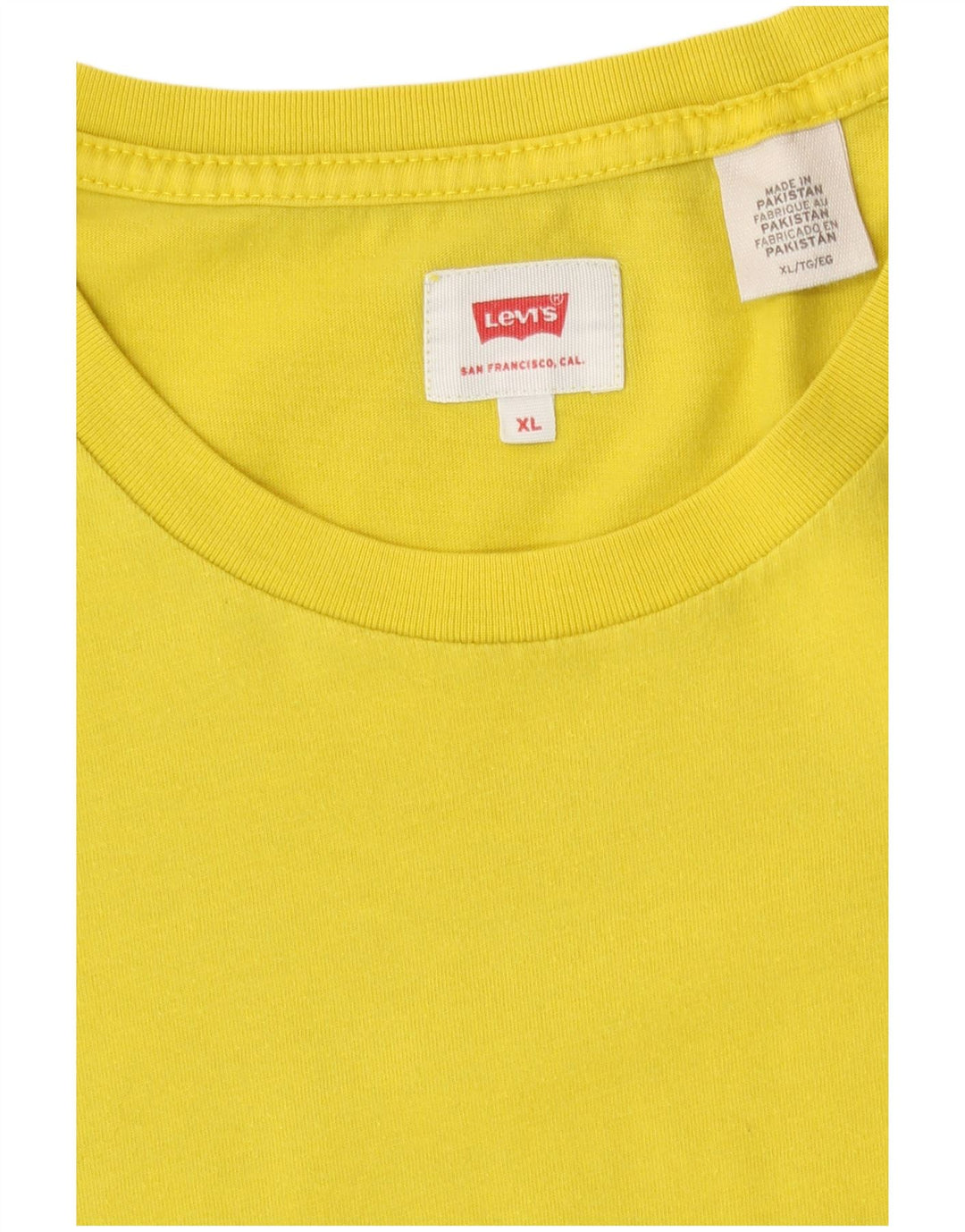 T-shirt da uomo Levi's Top XL gialla