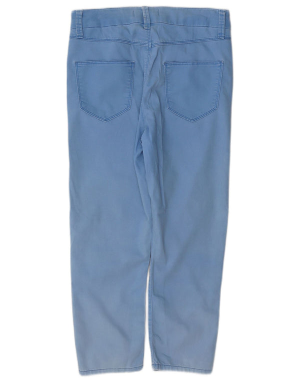 Jeans corti da donna Marks & Spencer UK 8 piccoli W27 L22 cotone blu