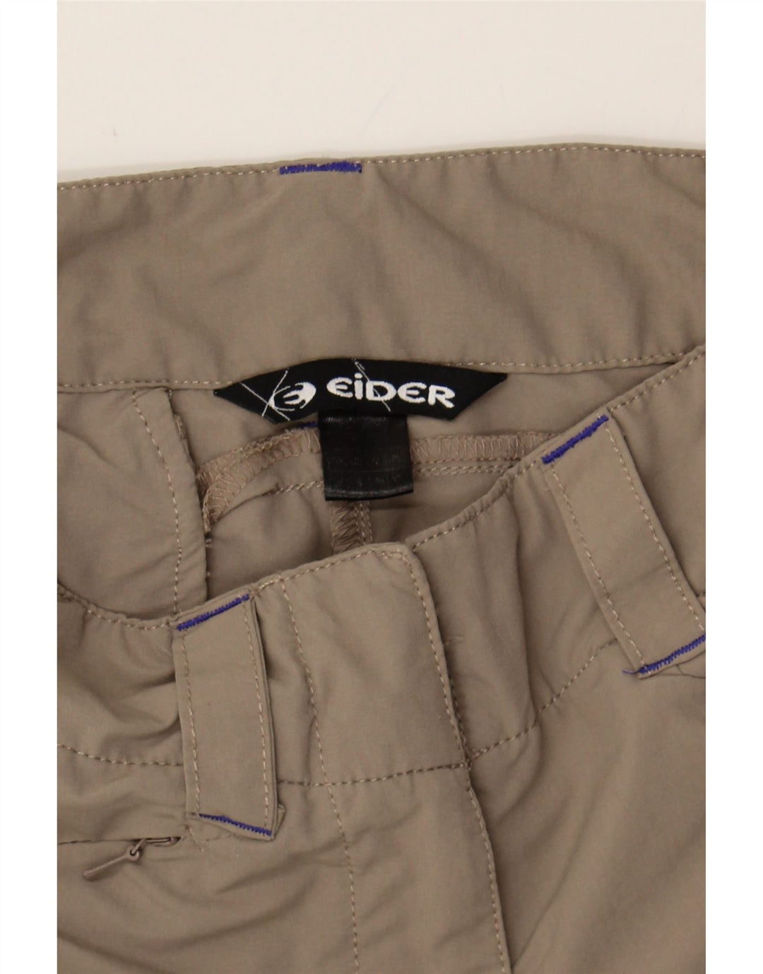 EIDER Womens Straight Hiking Trousers W30 L32 Beige Polyamide Vintage Eider and Second-Hand Eider from Messina Hembry 