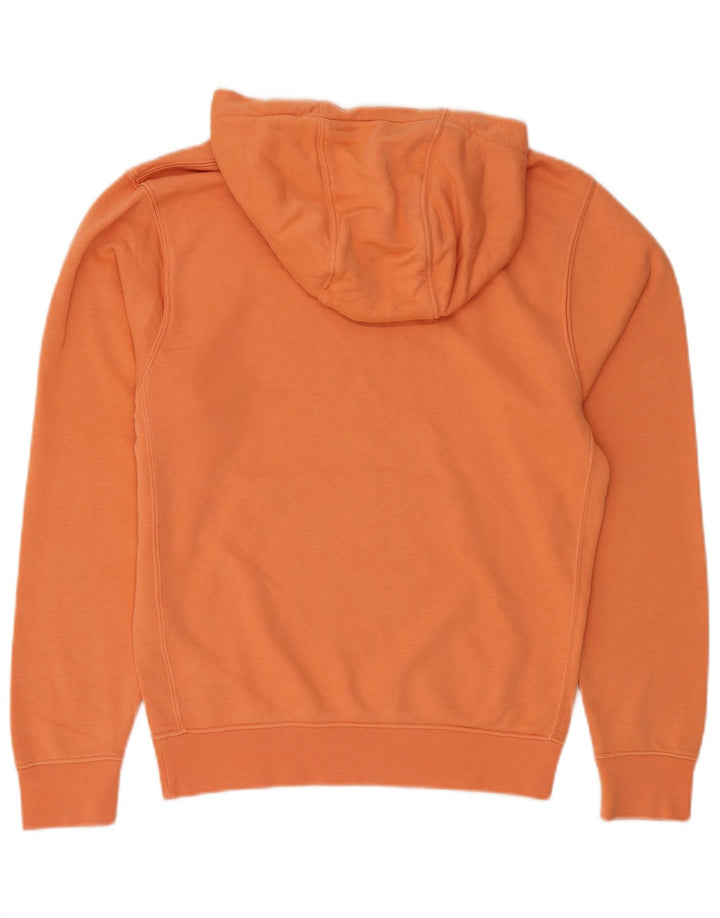 Felpa con cappuccio da uomo NIKE XS arancione in cotone