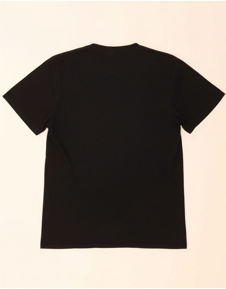 ADIDAS Mens Nebraska Graphic T-Shirt Top Medium Black Cotton